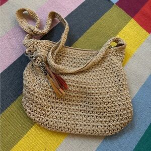 The Sak Tan Woven Bag